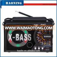 classical design portable am fm sw usb radio x-bass